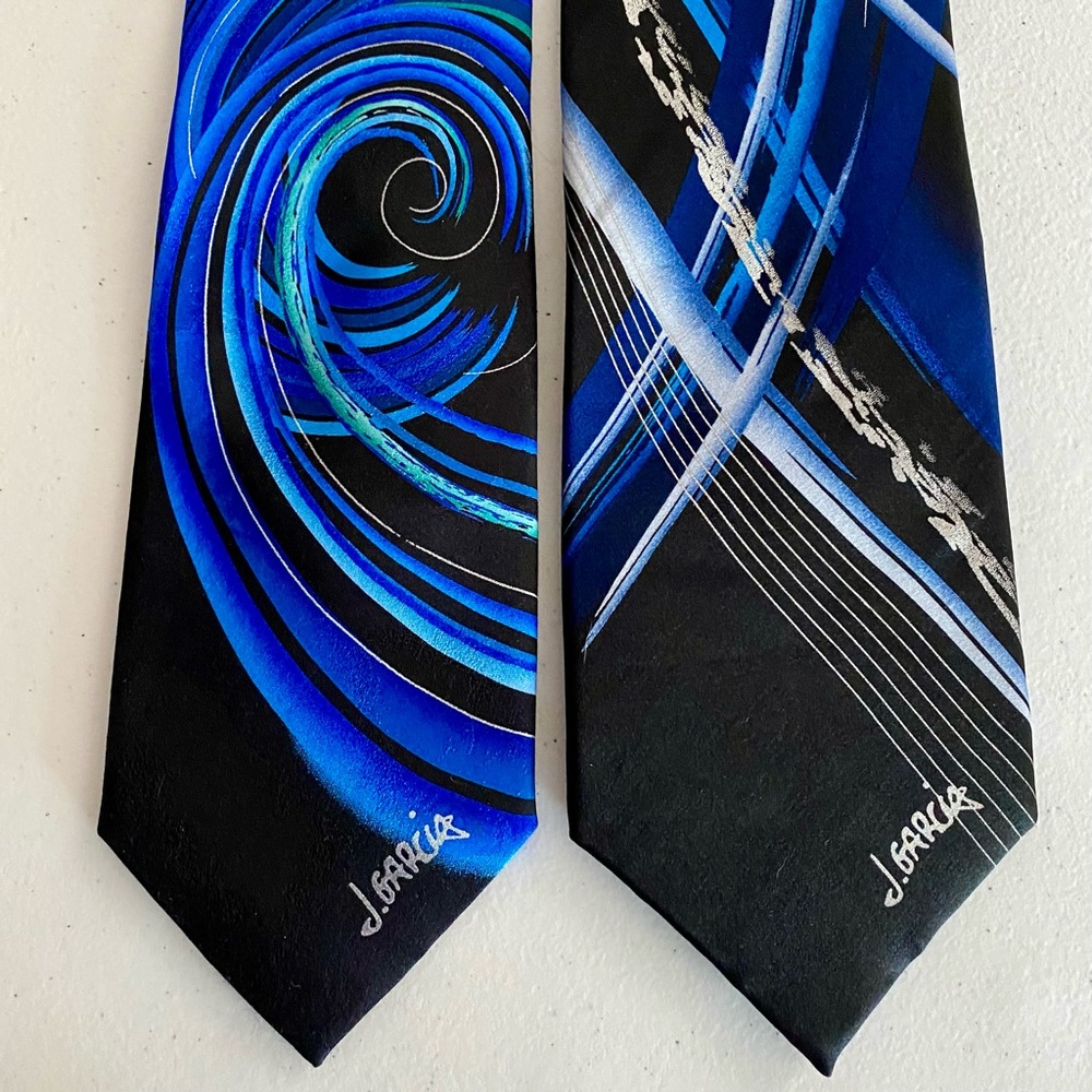 2 Jerry Garcia neck ties